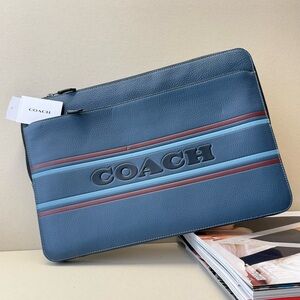 (new+tag) Coach laptop leather case fit 15 inch device